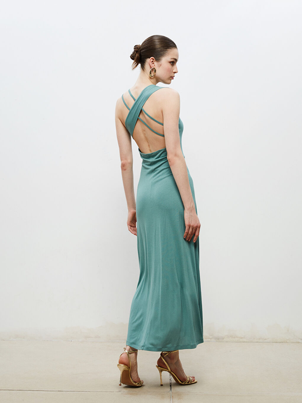 Woman GREEN Dress -S5RD47Z8-CT0