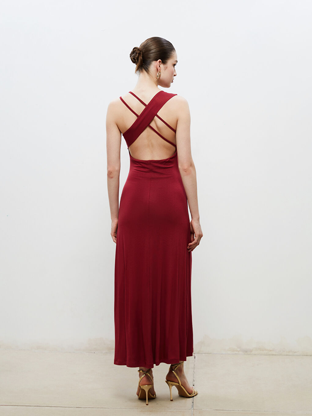 Woman BORDEAUX Dress -S5RD47Z8-CZF