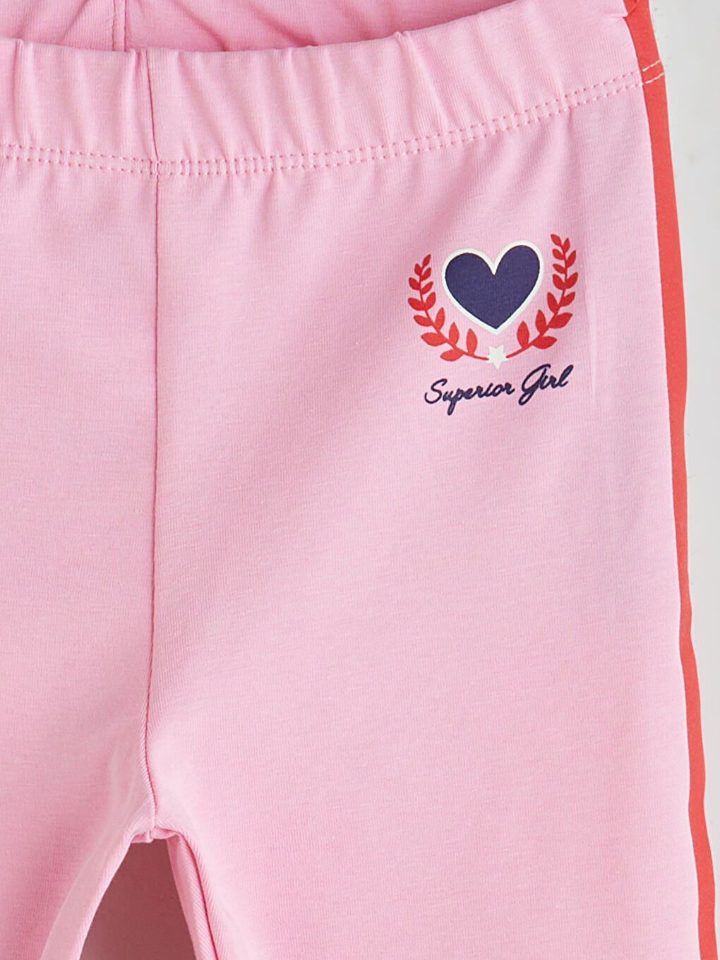 Elasticated Waist Printed Girls' Leggings 2 Pack -S5RD76Z1-GA5