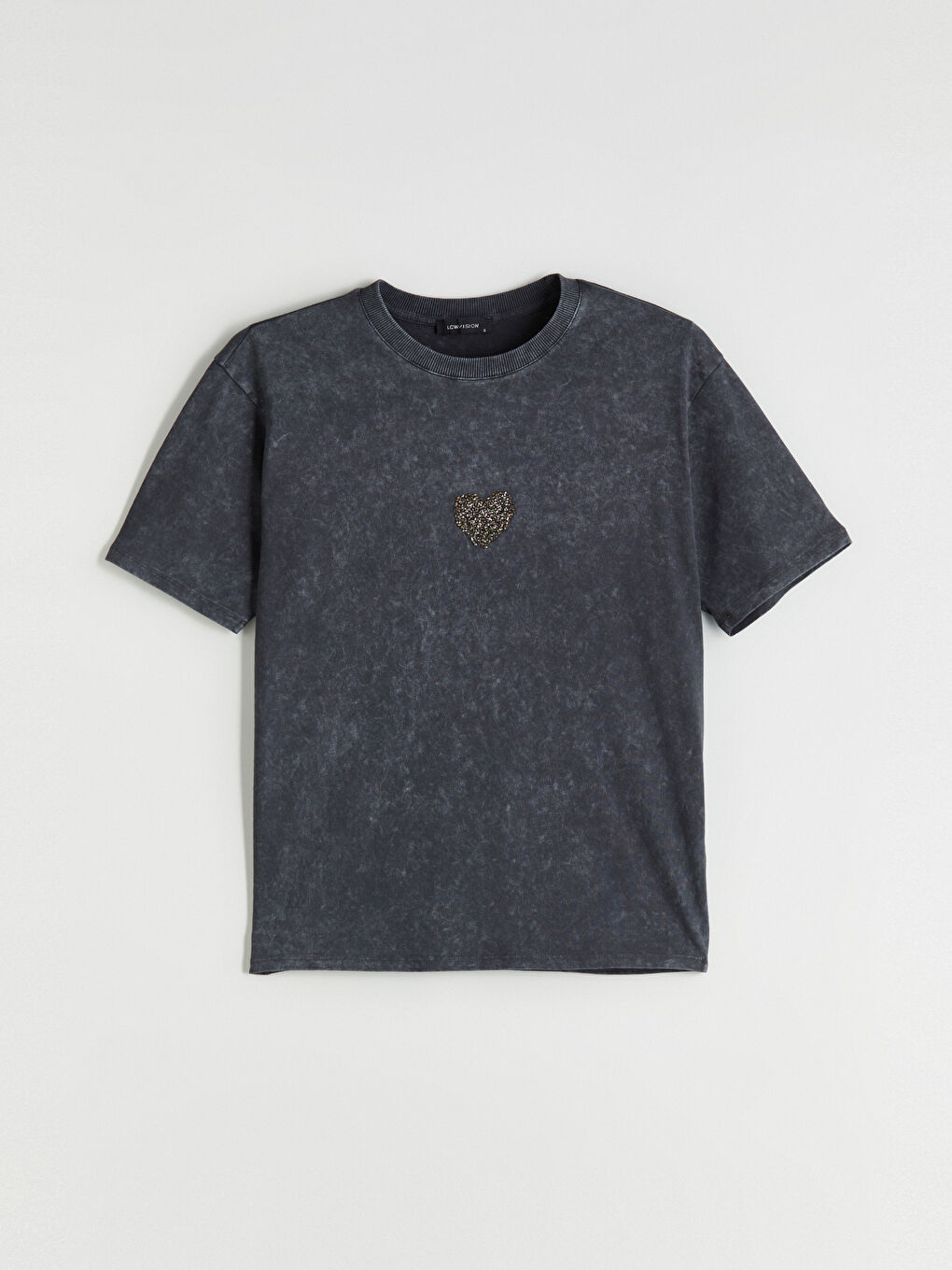 LCW Vision Woman ANTHRACITE T-Shirt -S5RD91Z8-DC4