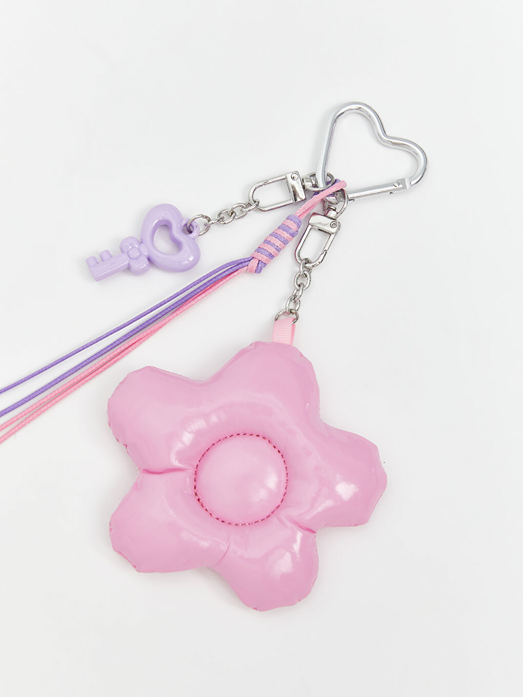 Karışık Çiçek Figürlü Kız Çocuk Çanta Charmı-1