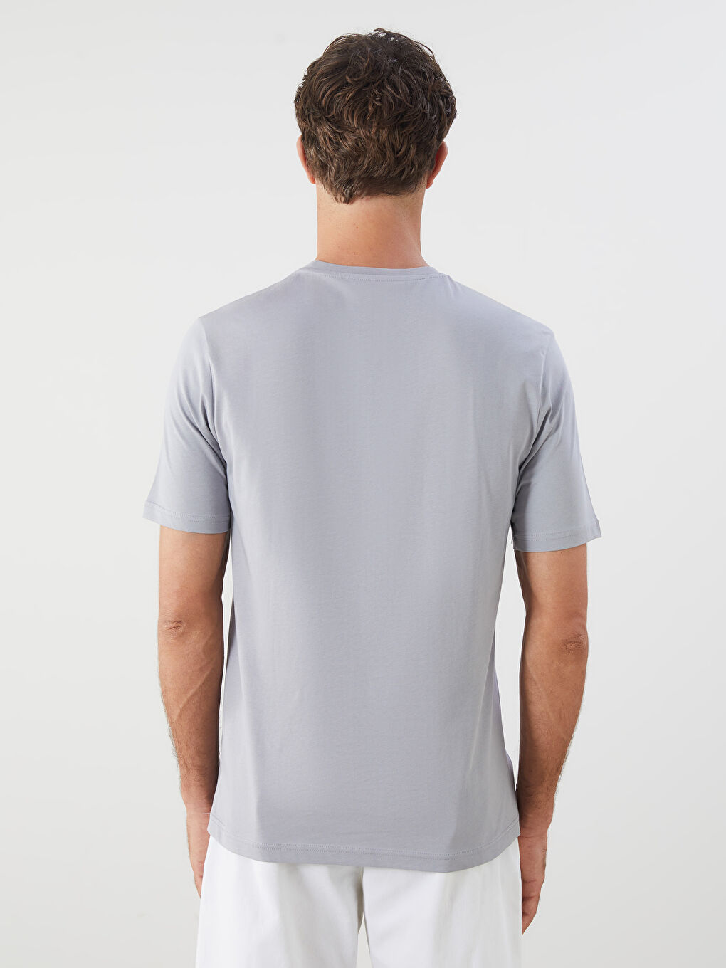 LCWAIKIKI Classic Crew Neck Short Sleeve Printed Combed Cotton Men's T-shirt -S5RE47Z8-YMD