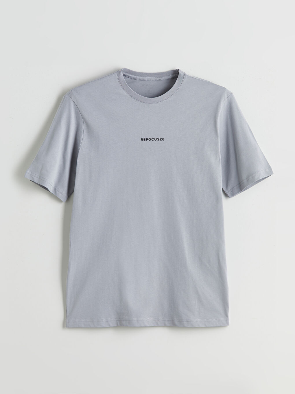 LCWAIKIKI Classic Crew Neck Short Sleeve Printed Combed Cotton Men's T-shirt -S5RE47Z8-YMD