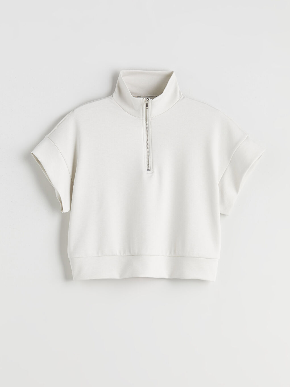 LCW Vision Funnel Neck Oversize Women's Sweatshirt -S5RE55Z8-VF5