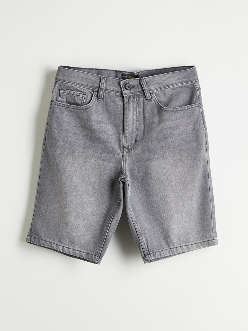 Standard Fit Men's Denim Shorts-4