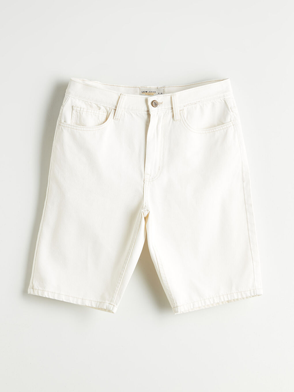 LCW Jeans Standard Fit Men's Denim Shorts -S5RE67Z8-DBD