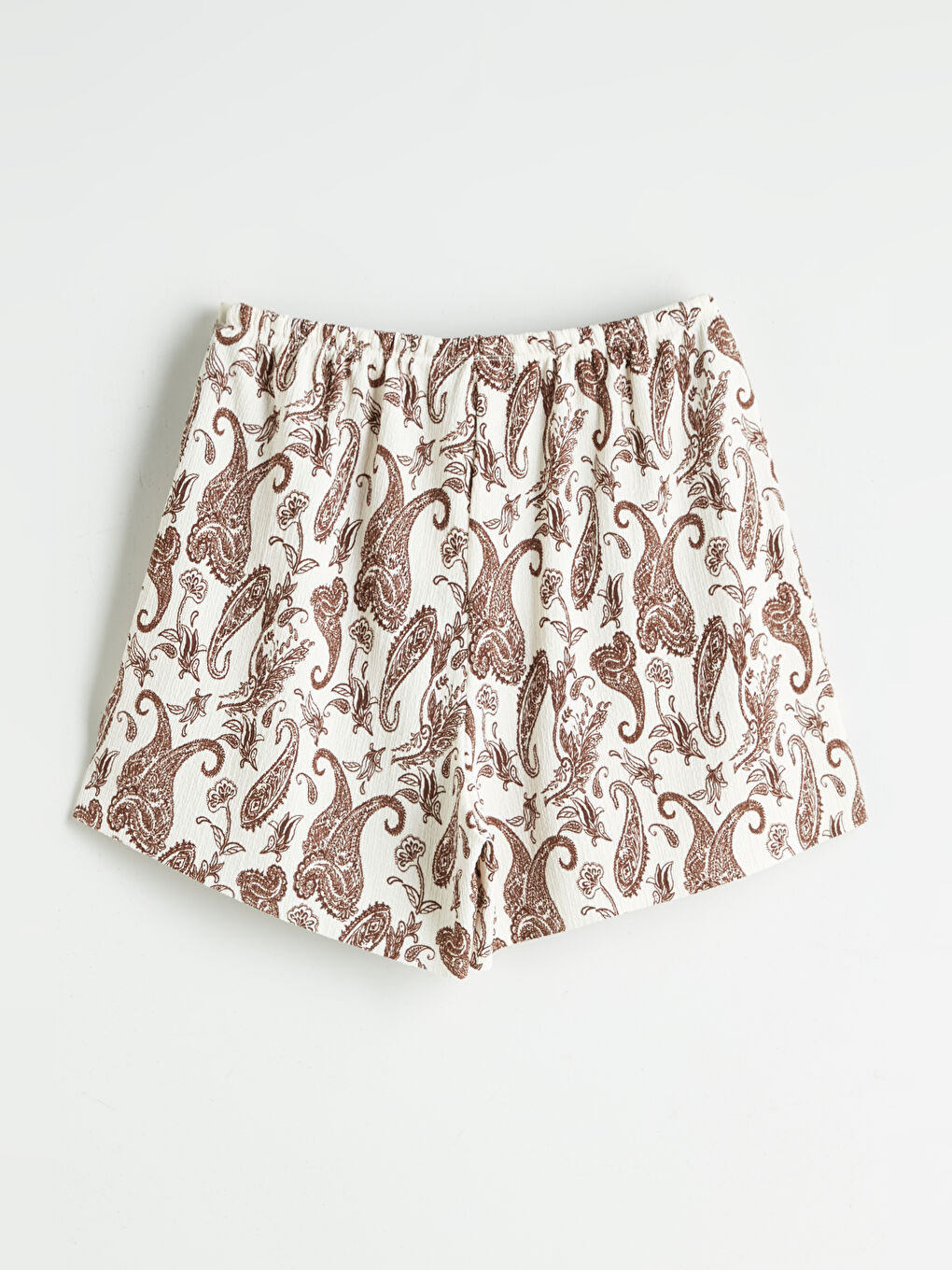 LCW Vision Elasticated Waist Patterned Women's Shorts -S5RE70Z8-FTZ