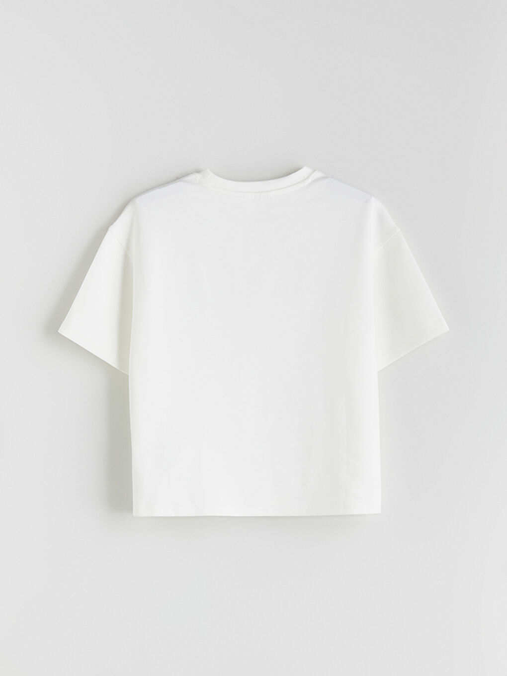 Ekru Bisiklet Yaka Hello Kitty Baskılı Kız Çocuk Tişört ve Pantolon-3