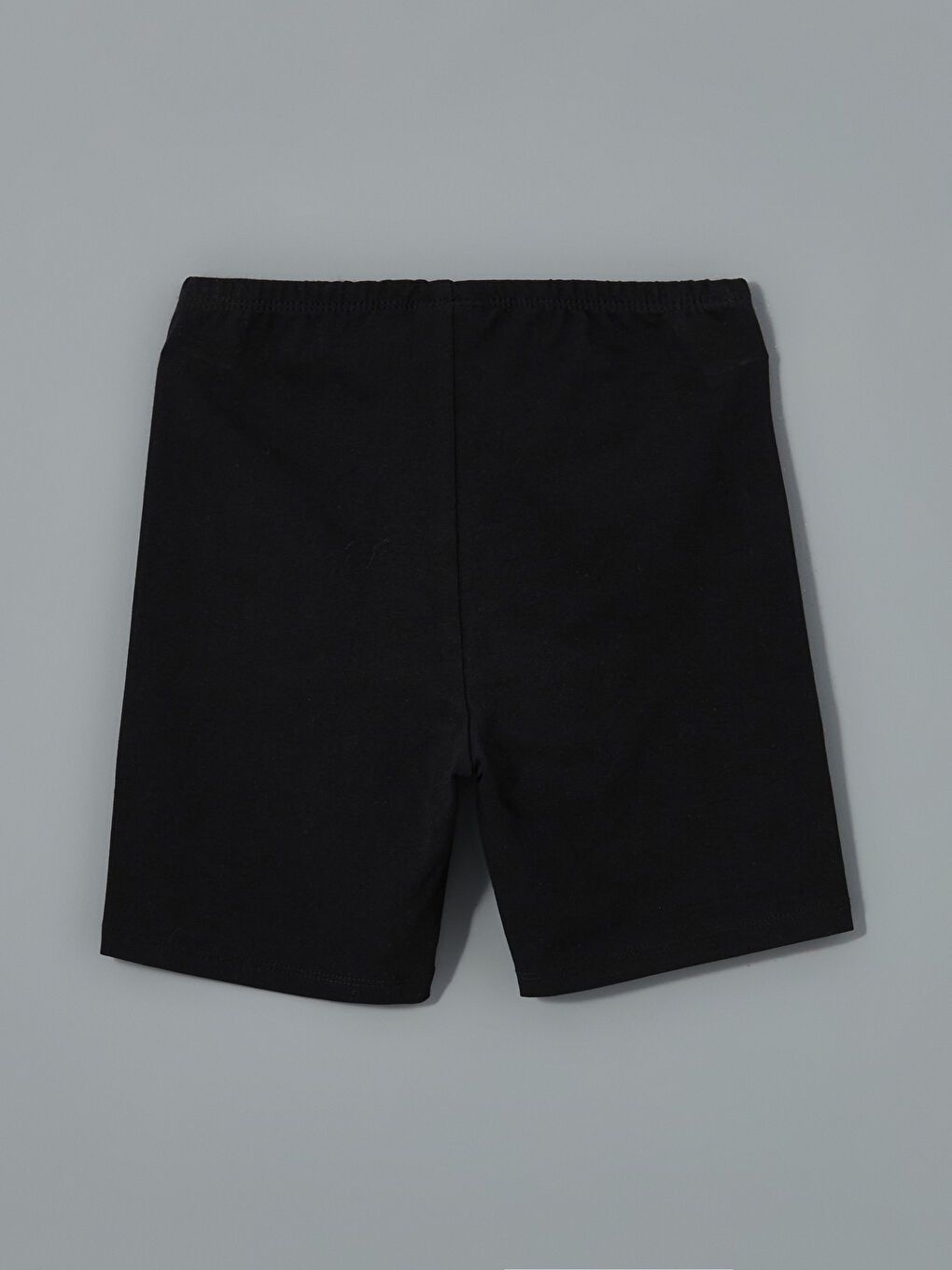 Beyaz Beli Lastikli Kız Çocuk Kısa Tayt 2'li-4