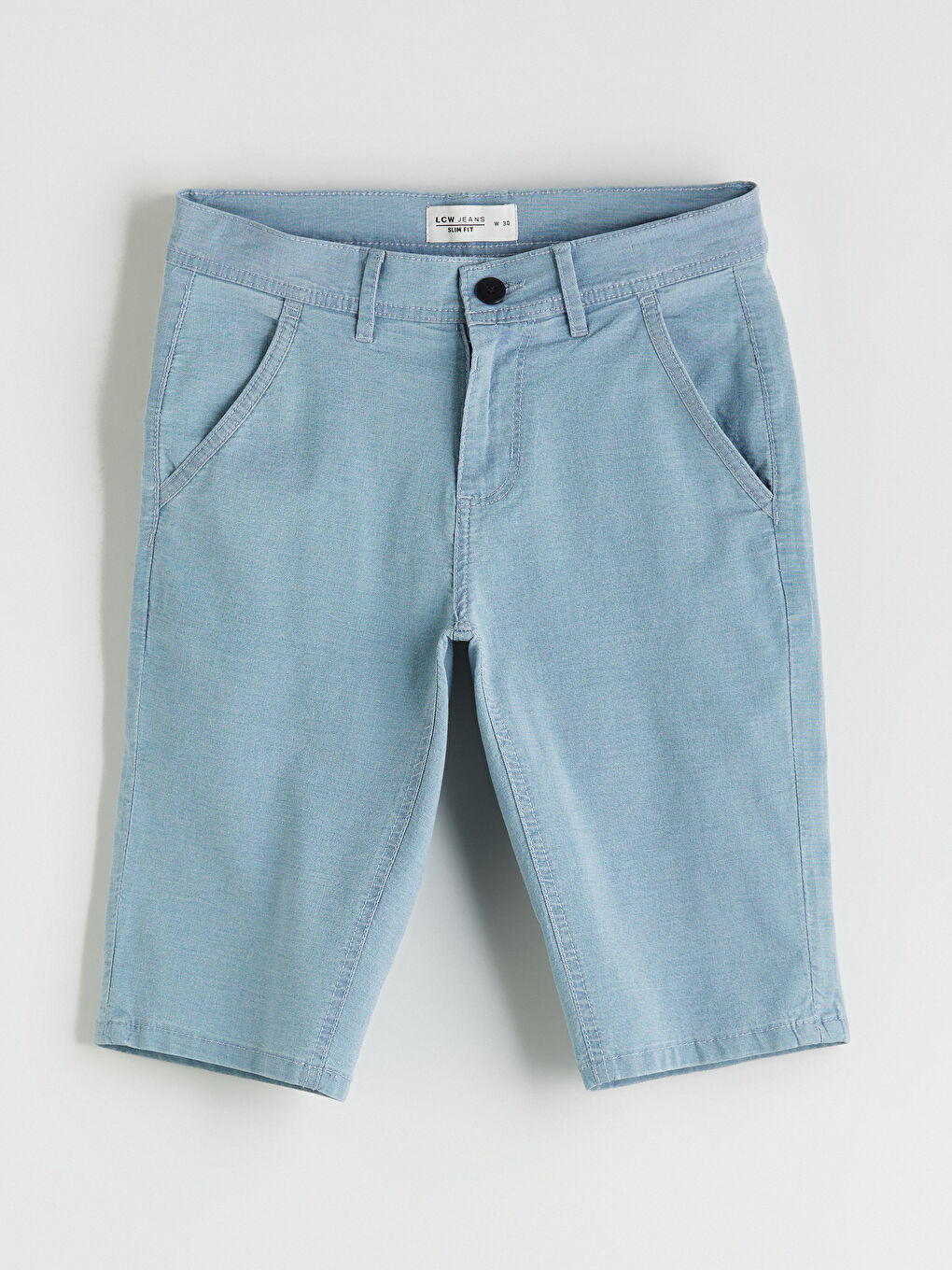 LCW Jeans Къси дънкови панталони за мъже с тънка кройка -S5RE97Z8-311