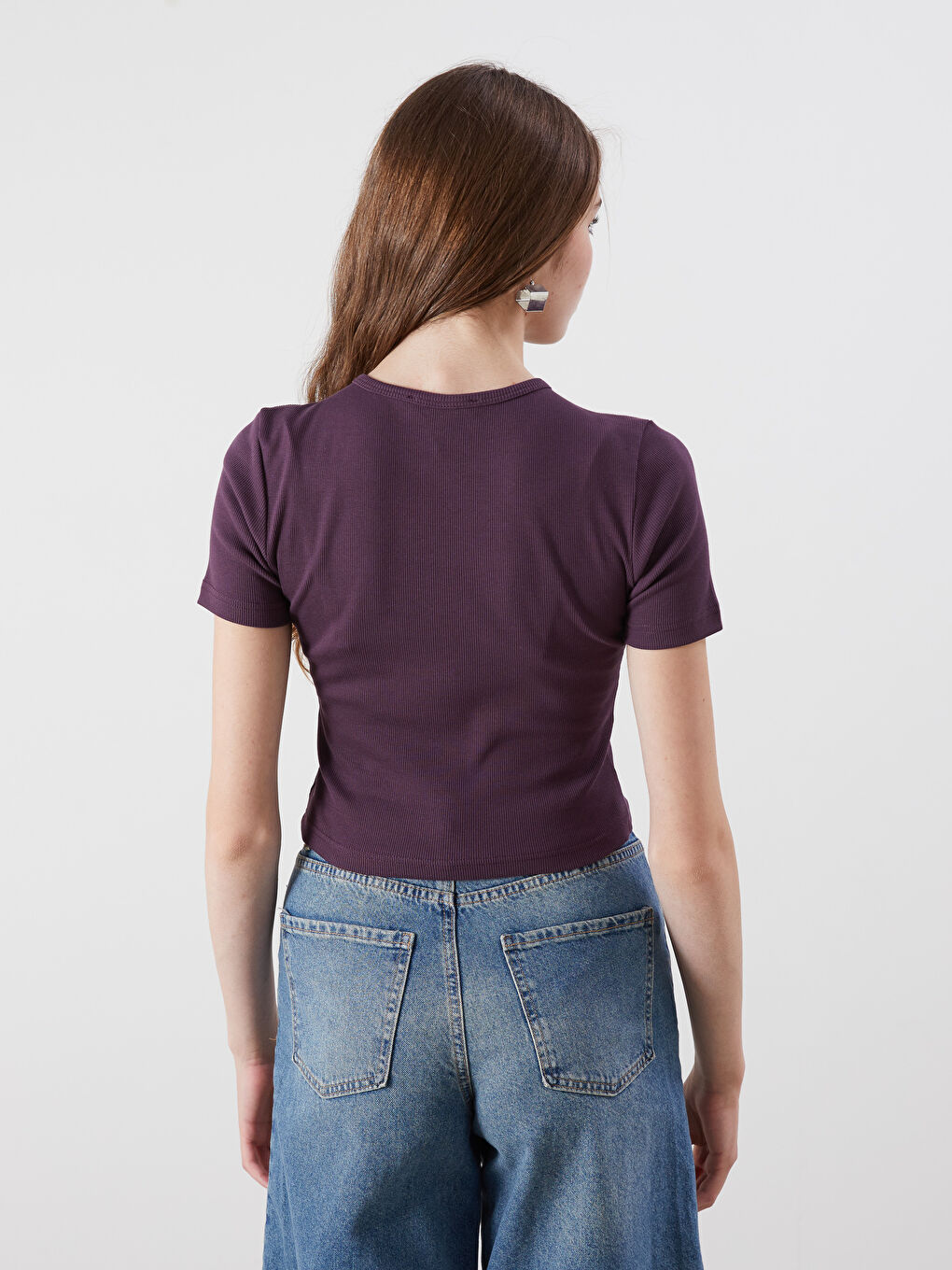 Crew Neck Crop-3