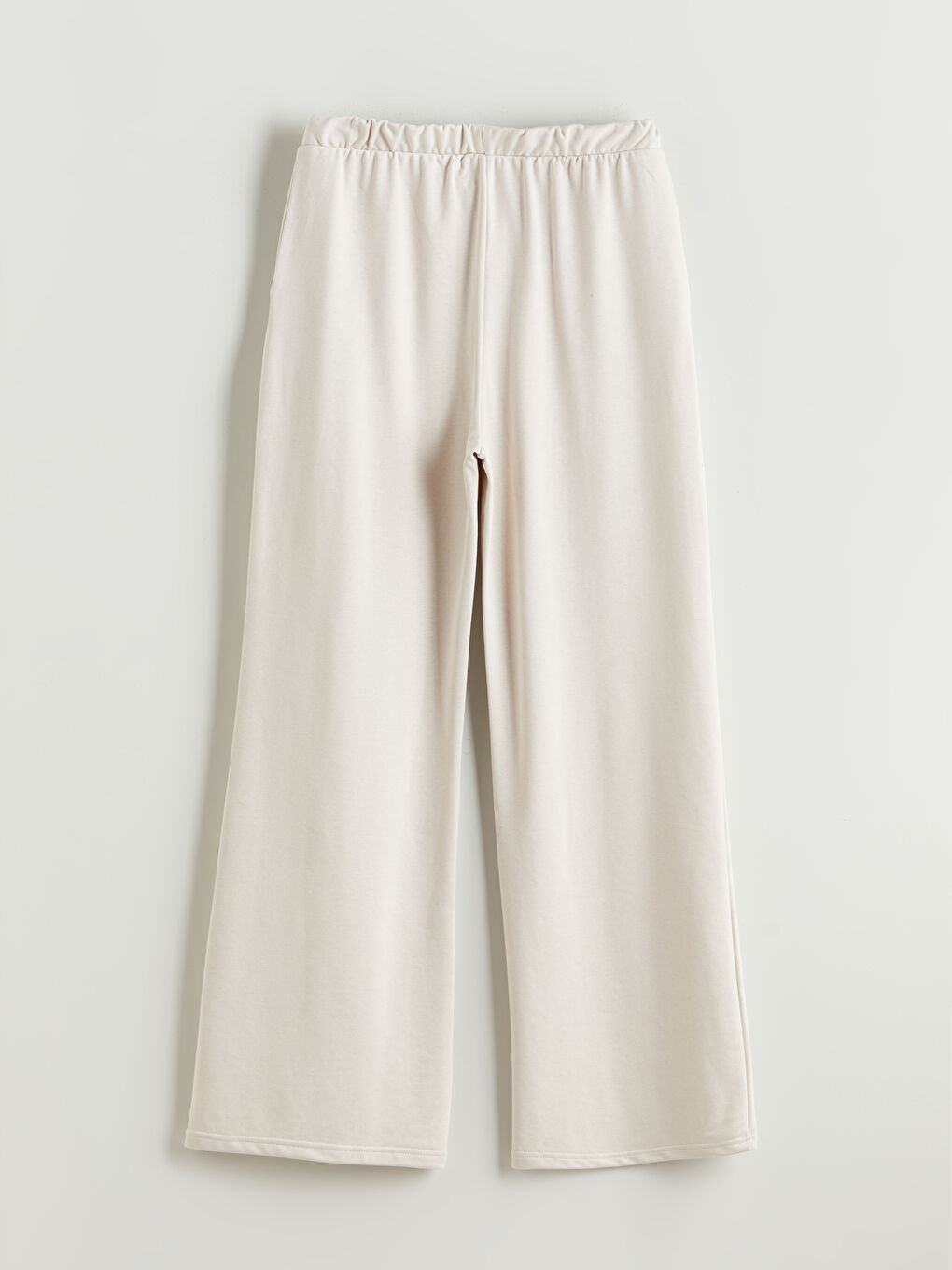 Elasticated Waist Wide Leg Women's Sweatpants-5