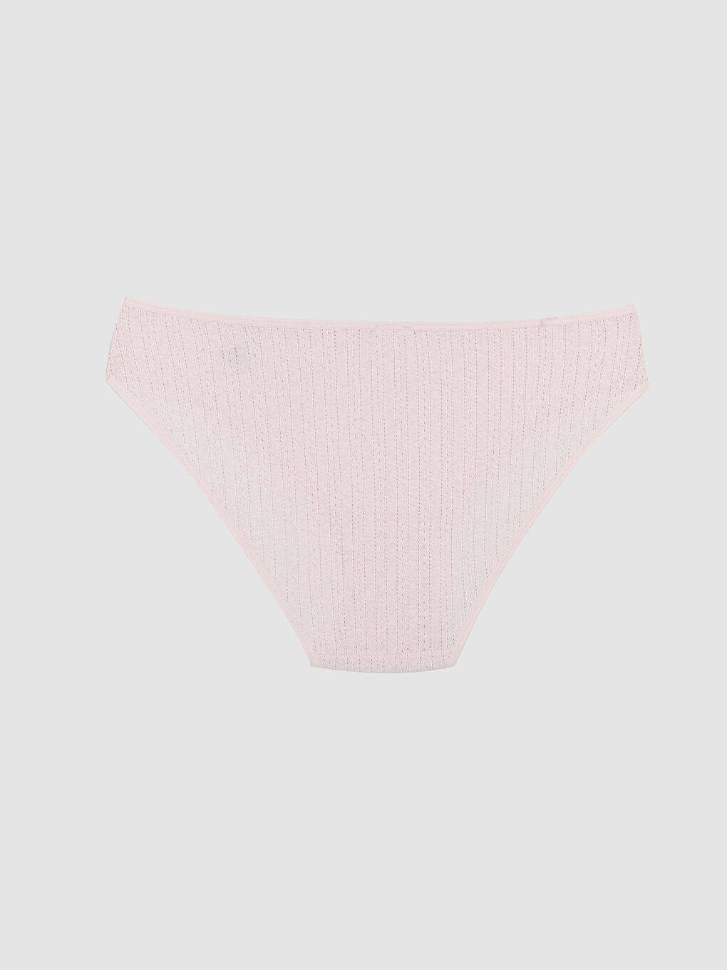 Pembe Ajurlu Bikini Külot-1