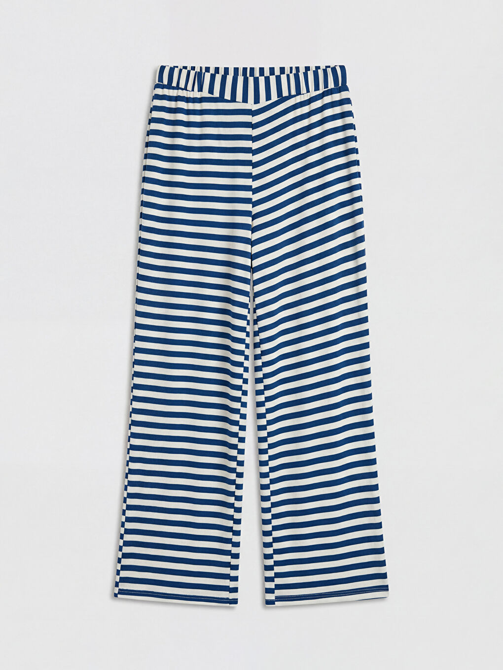 Elasticated Waist Patterned Women's Trousers-5