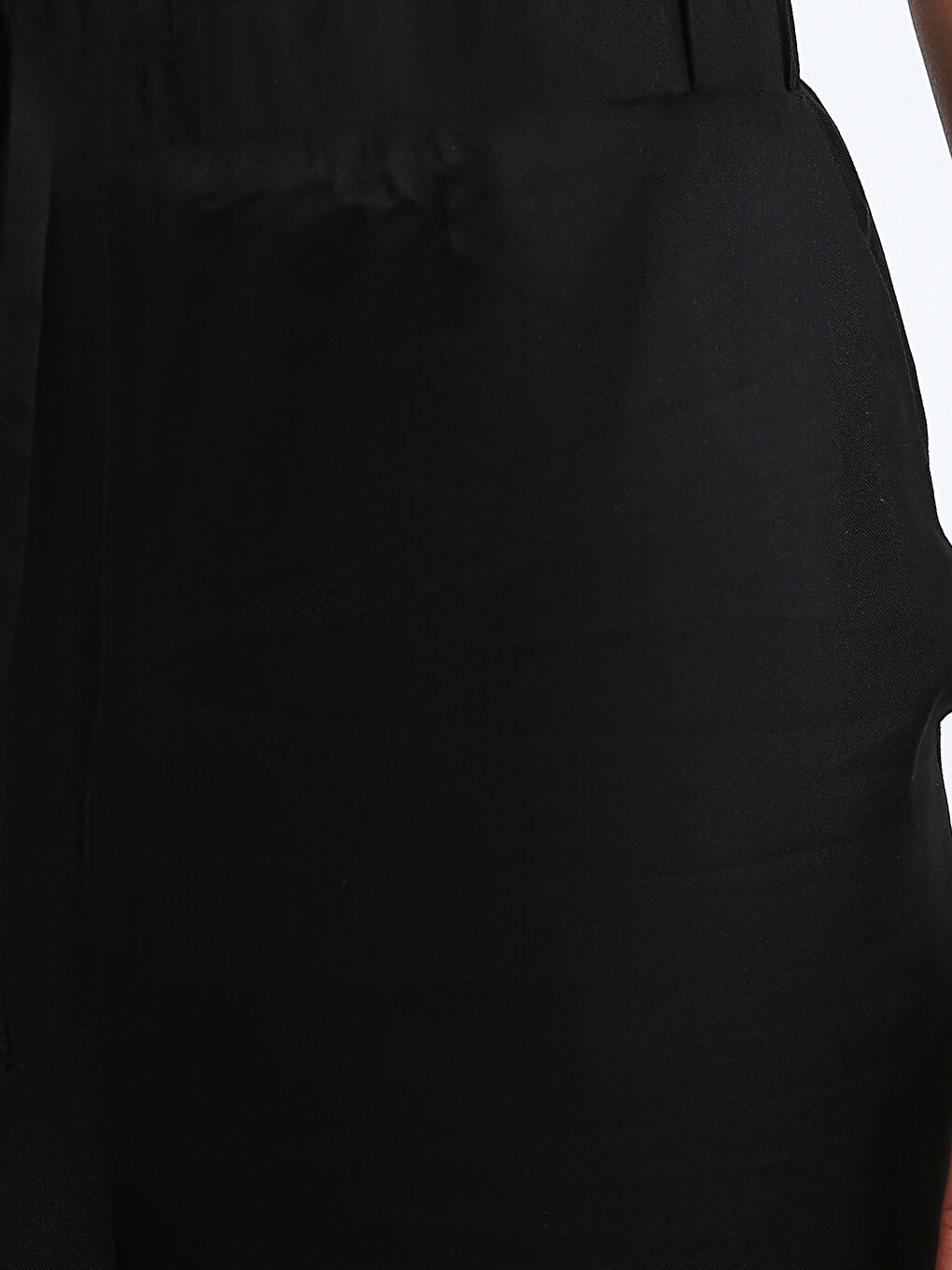 Elastic Waist Wide Leg Women's Trousers-2