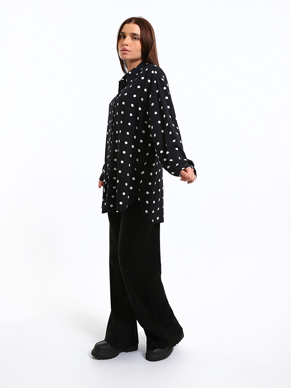 Polka Dot Women's Shirt-1