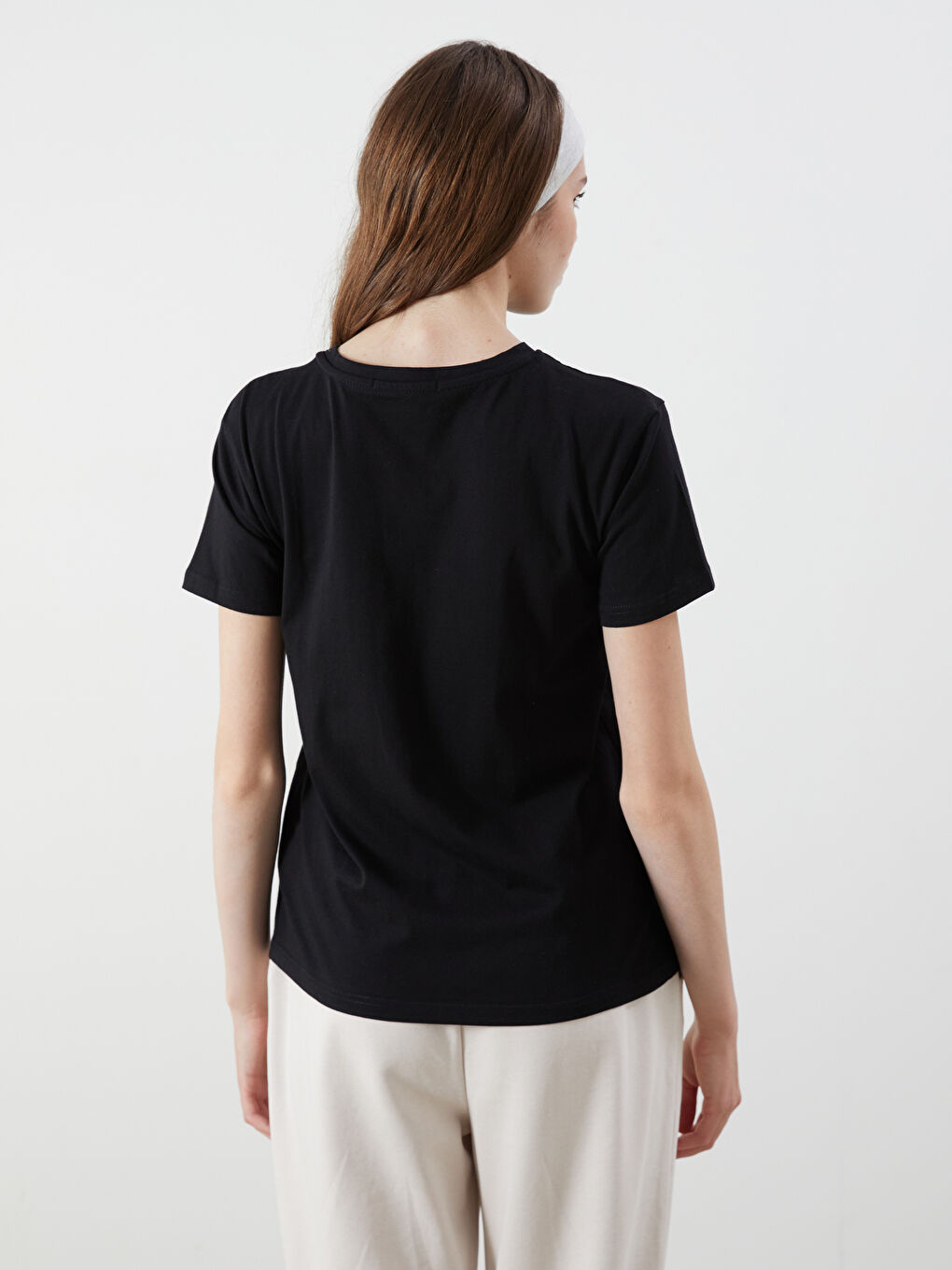 T-shirt à col rond pour Femmes-3