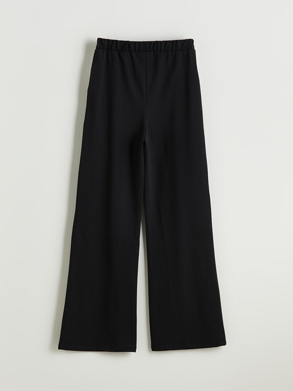 Elasticated Waist Wide Leg Women's Sweatpants-5
