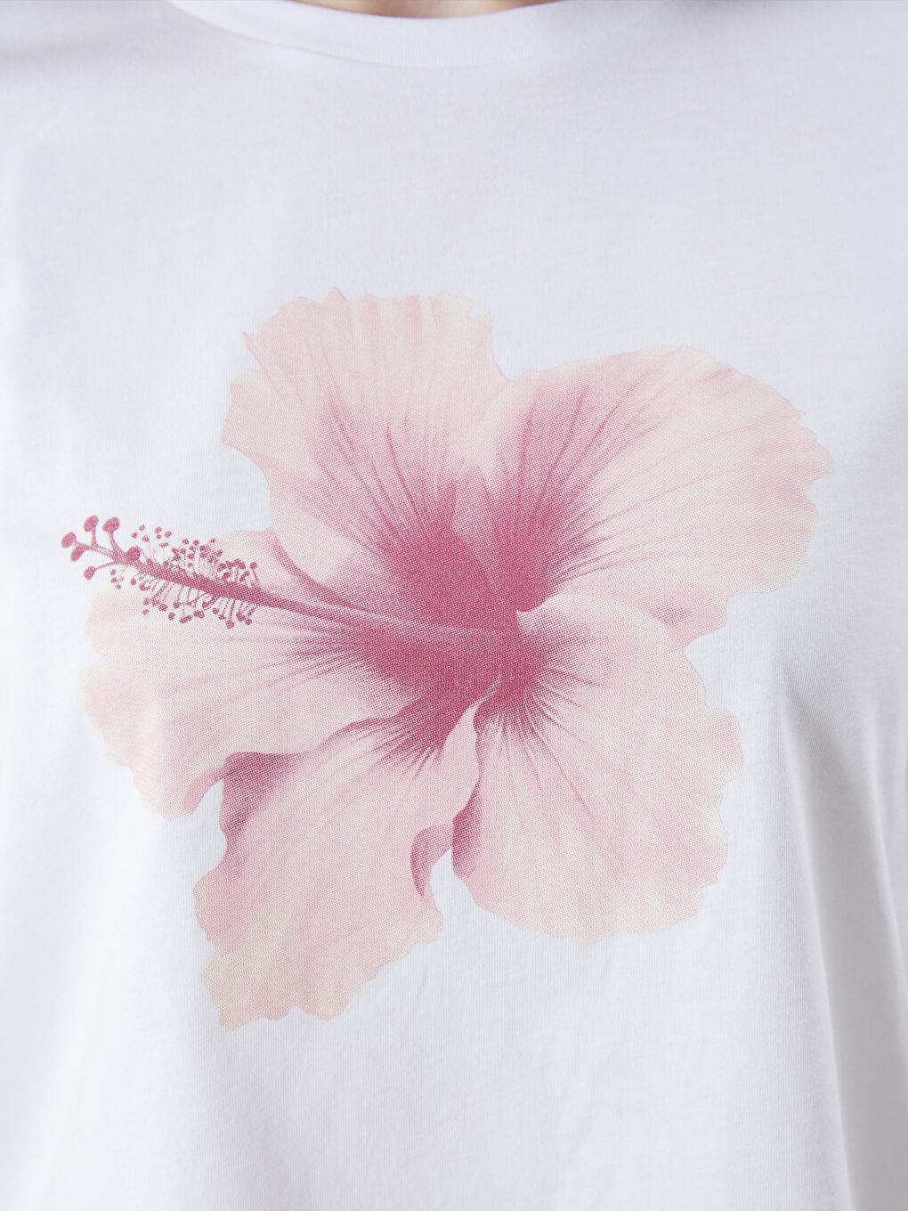 XSIDE Crew Neck Floral Printed Women's T-Shirt -S5RF37Z8-Q6K