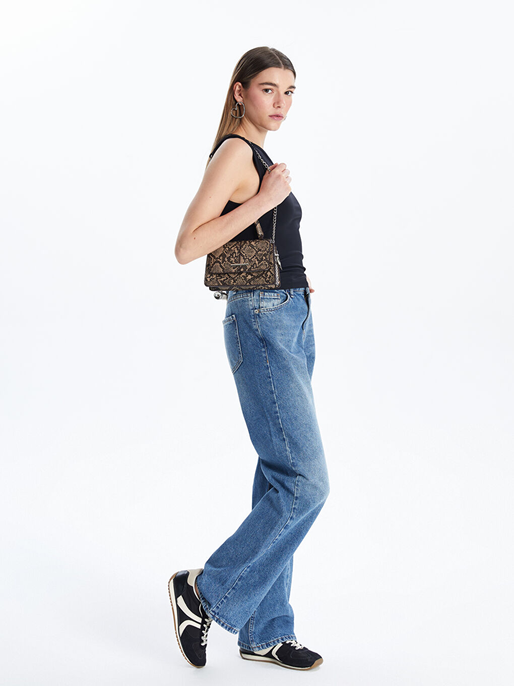 LCW ACCESSORIES Chain Detailed Women's Shoulder Bag -W5J749Z8-LQX