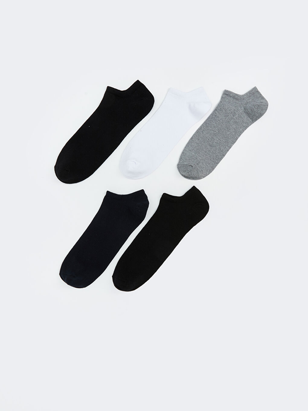 Karışık Erkek Sneaker Çorap 5'li