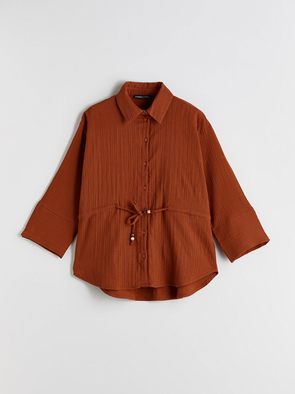 LCWAIKIKI Classic Woman ORANGE Shirt -S5RF49Z8-H7J