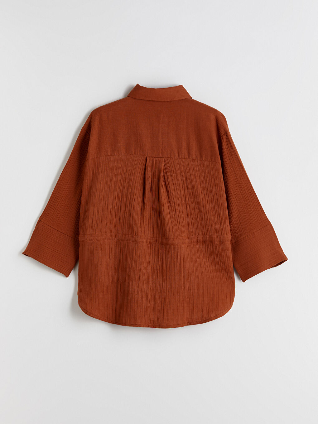 LCWAIKIKI Classic Woman ORANGE Shirt -S5RF49Z8-H7J
