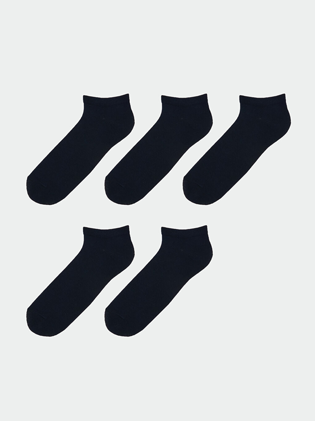 Plain Men's Trainer Socks 5 Pack -S5RF51Z8-CRP