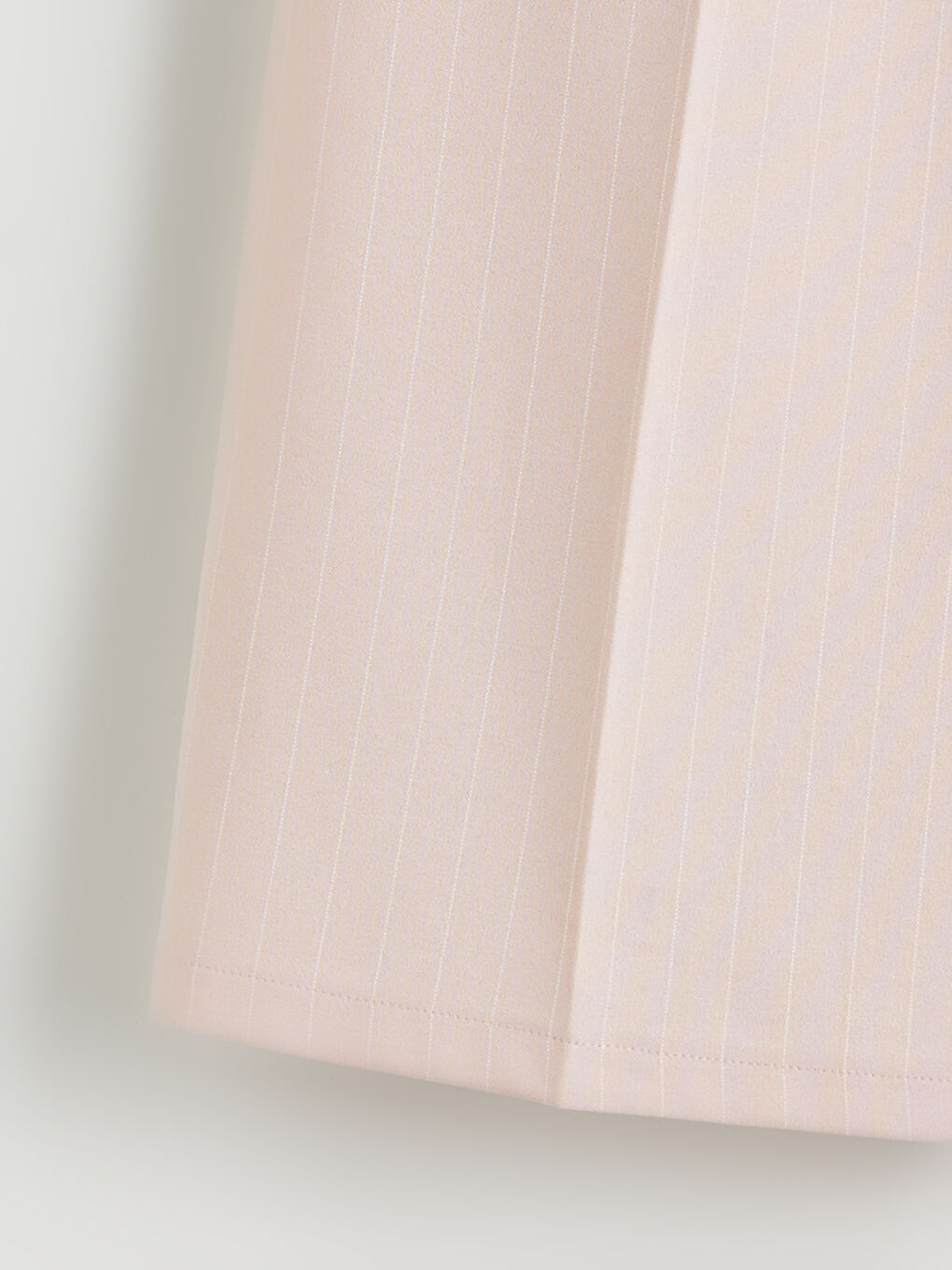 Bej Wideleg Kız Çocuk Pileli Pantolon-2