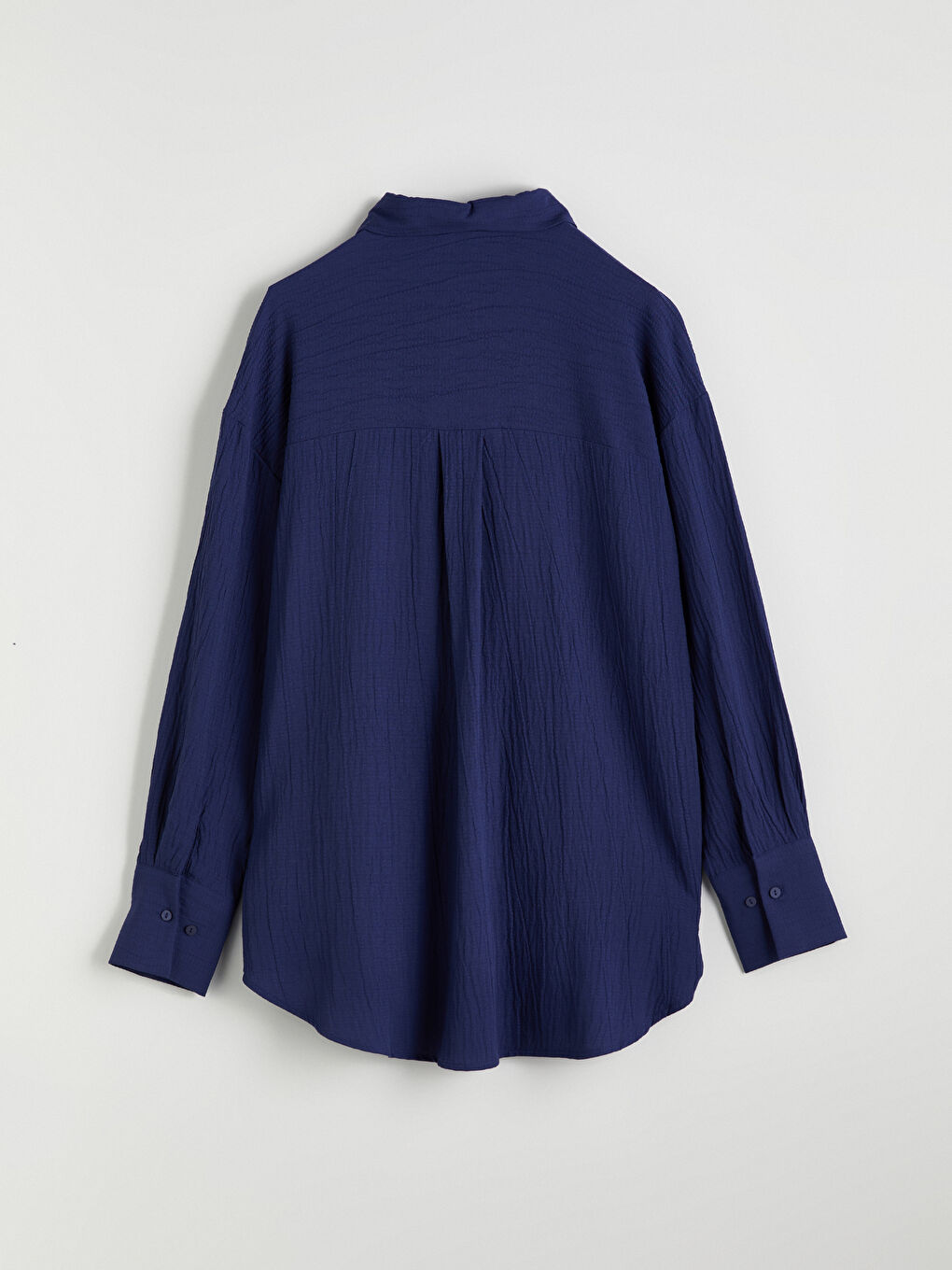 LCWAIKIKI Classic Textured Oversize Women's Shirt -S5RF64Z8-E1J