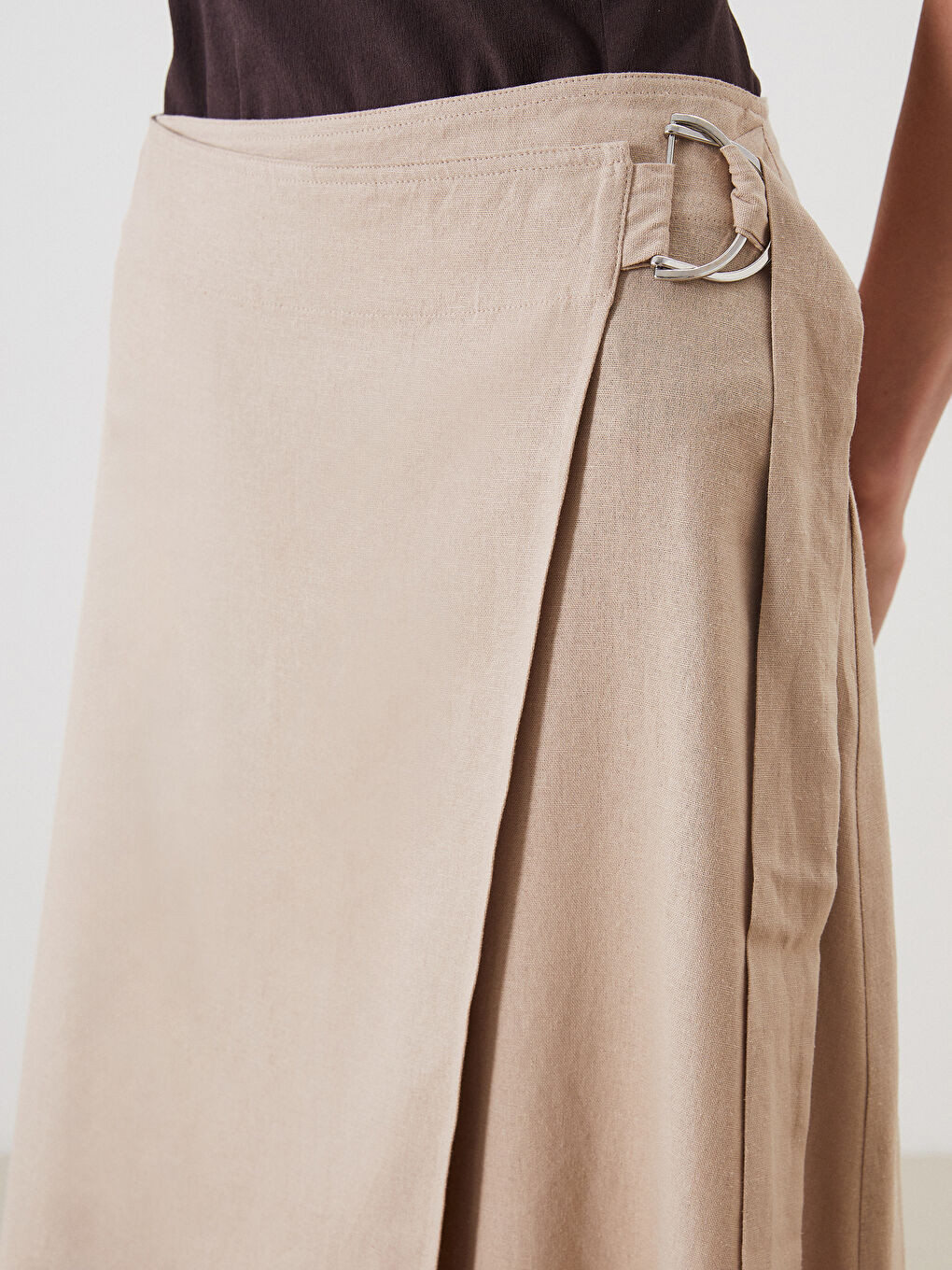 LCWAIKIKI Classic Woman BEIGE Skirt -S5RF72Z8-CR8
