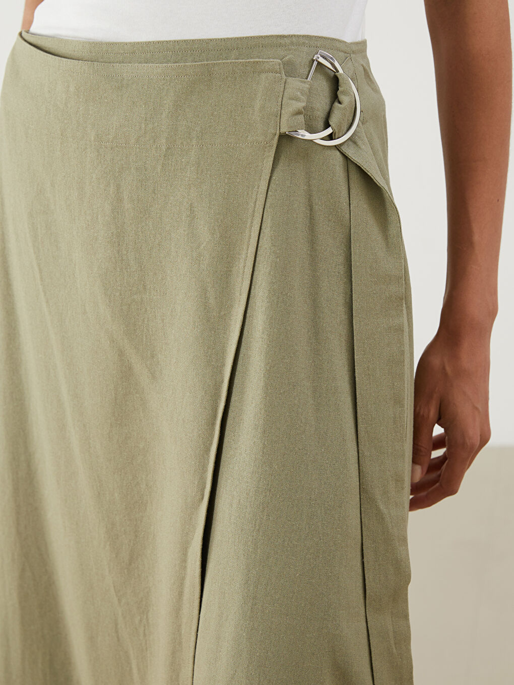 LCWAIKIKI Classic Woman GREEN Skirt -S5RF72Z8-ZWE