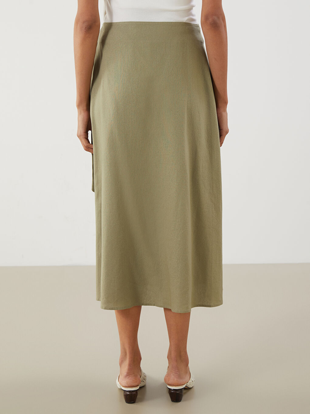LCWAIKIKI Classic Woman GREEN Skirt -S5RF72Z8-ZWE