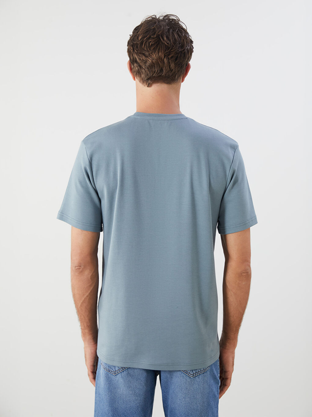 LCWAIKIKI Classic Crew Neck Printed Men's T-Shirt -S5RF86Z8-Y0L