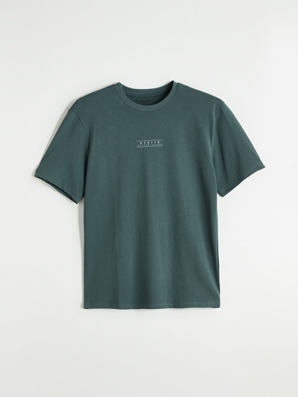 LCWAIKIKI Classic Crew Neck Printed Jersey Men's T-Shirt -S5RF87Z8-ZDJ