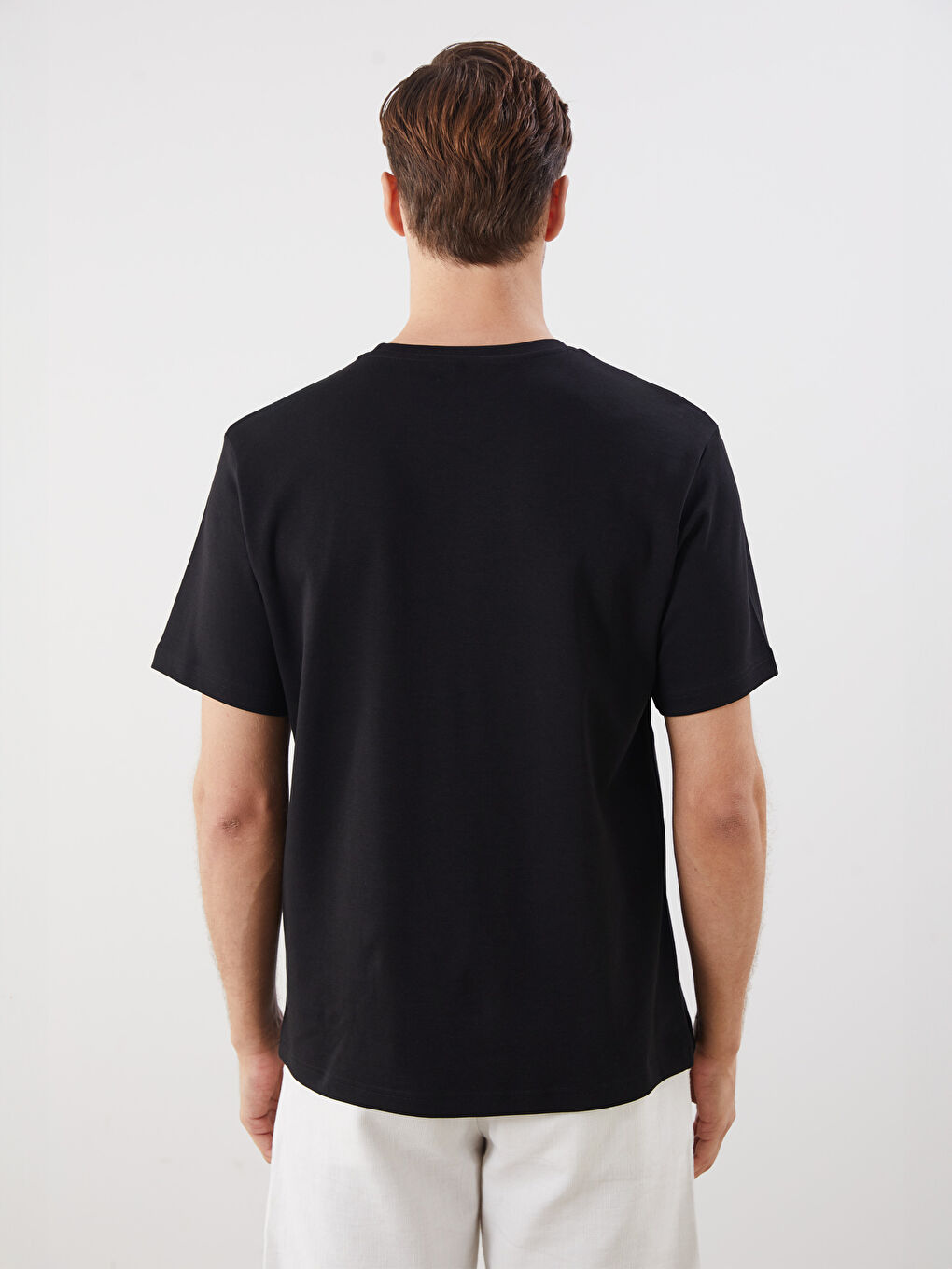 LCWAIKIKI Classic Man BLACK T-Shirt -S5RF89Z8-CVL