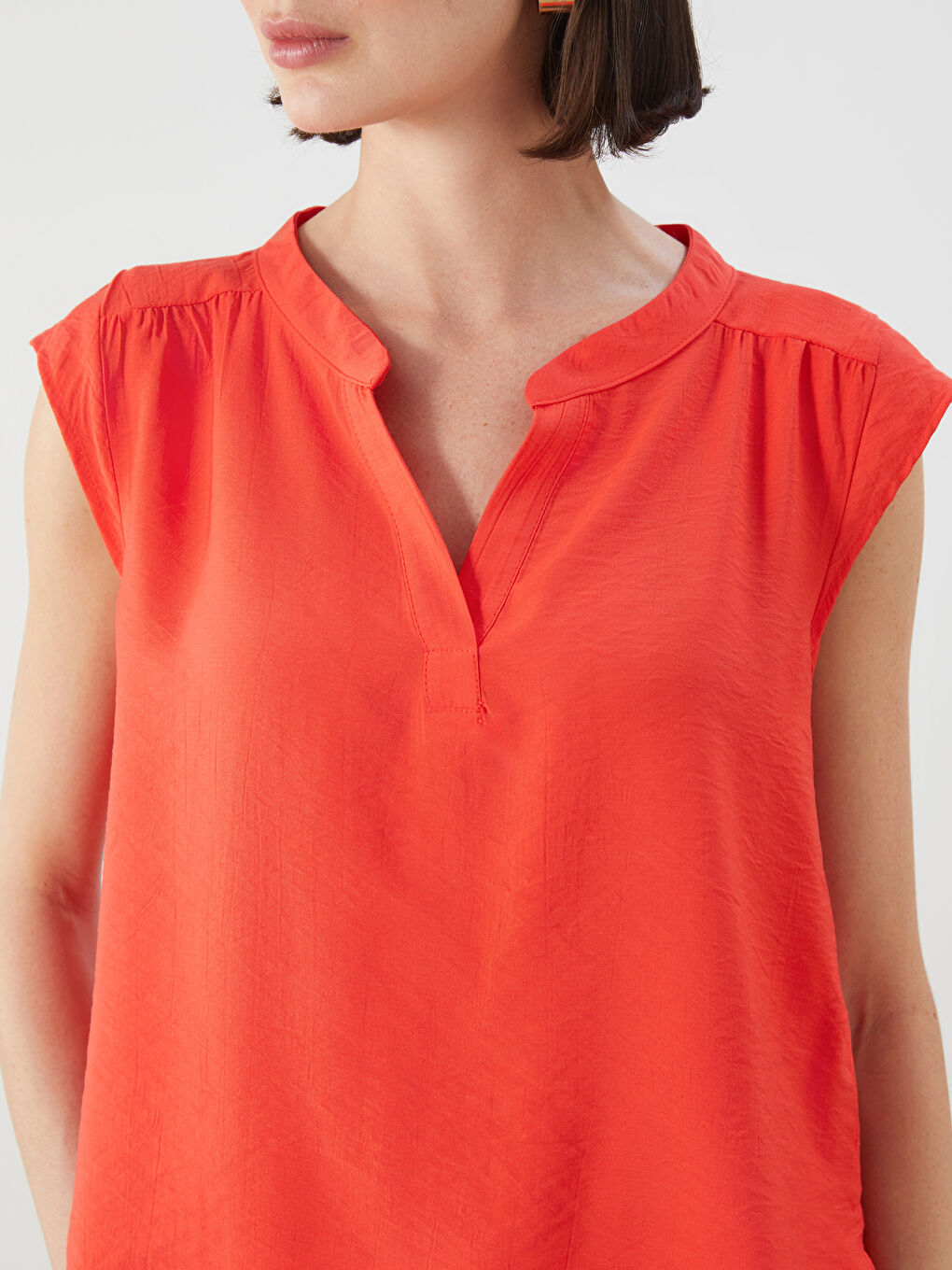 LCWAIKIKI Classic Woman RED Blouse -S5RF92Z8-GRQ