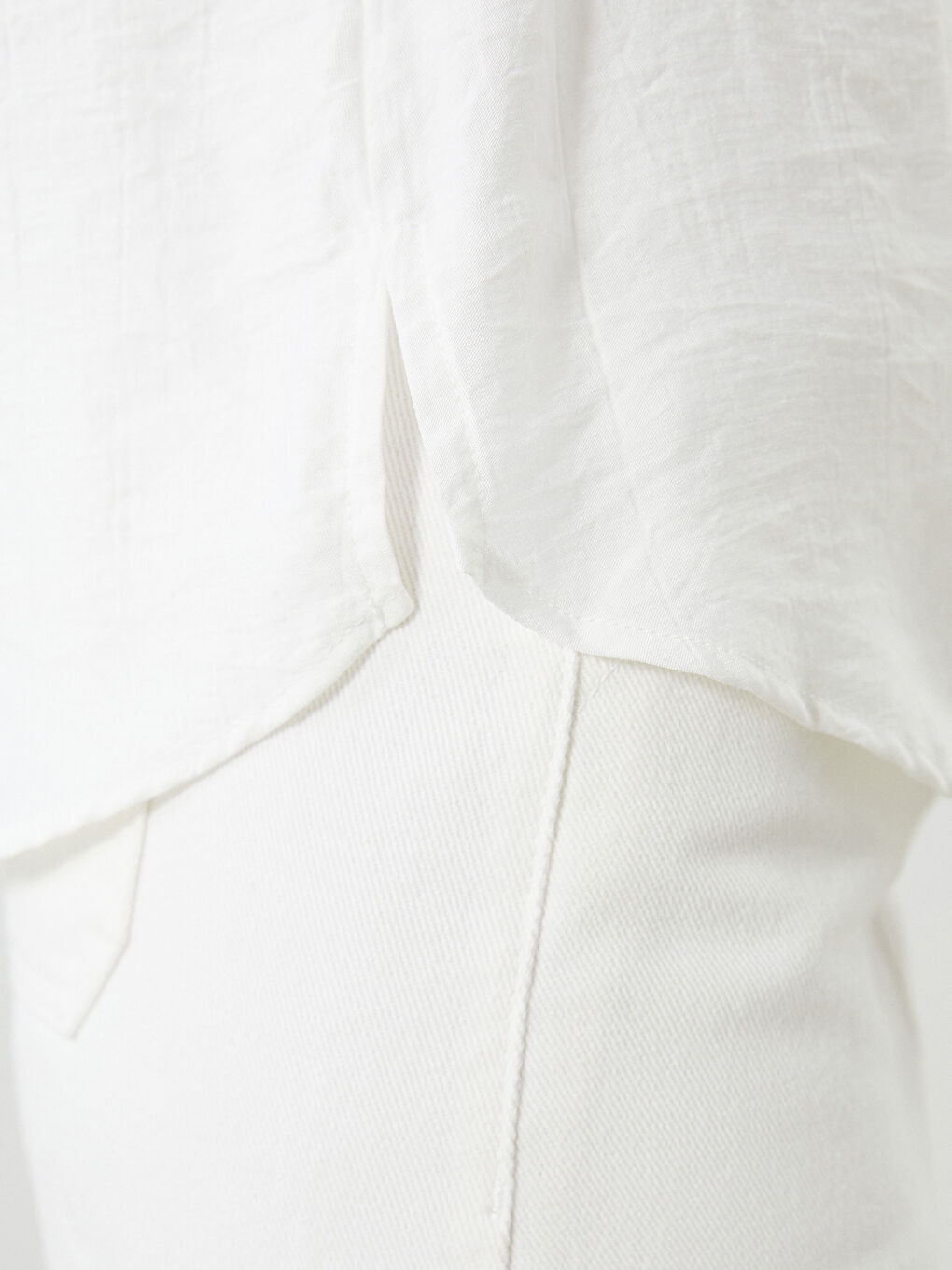 LCWAIKIKI Classic Woman WHITE Blouse -S5RF92Z8-Q6K