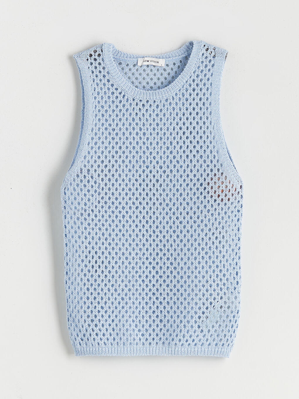 LCW Vision Crew Neck Hole-Knitted Women's Knit Tank Top -S5RG01Z8-DJE