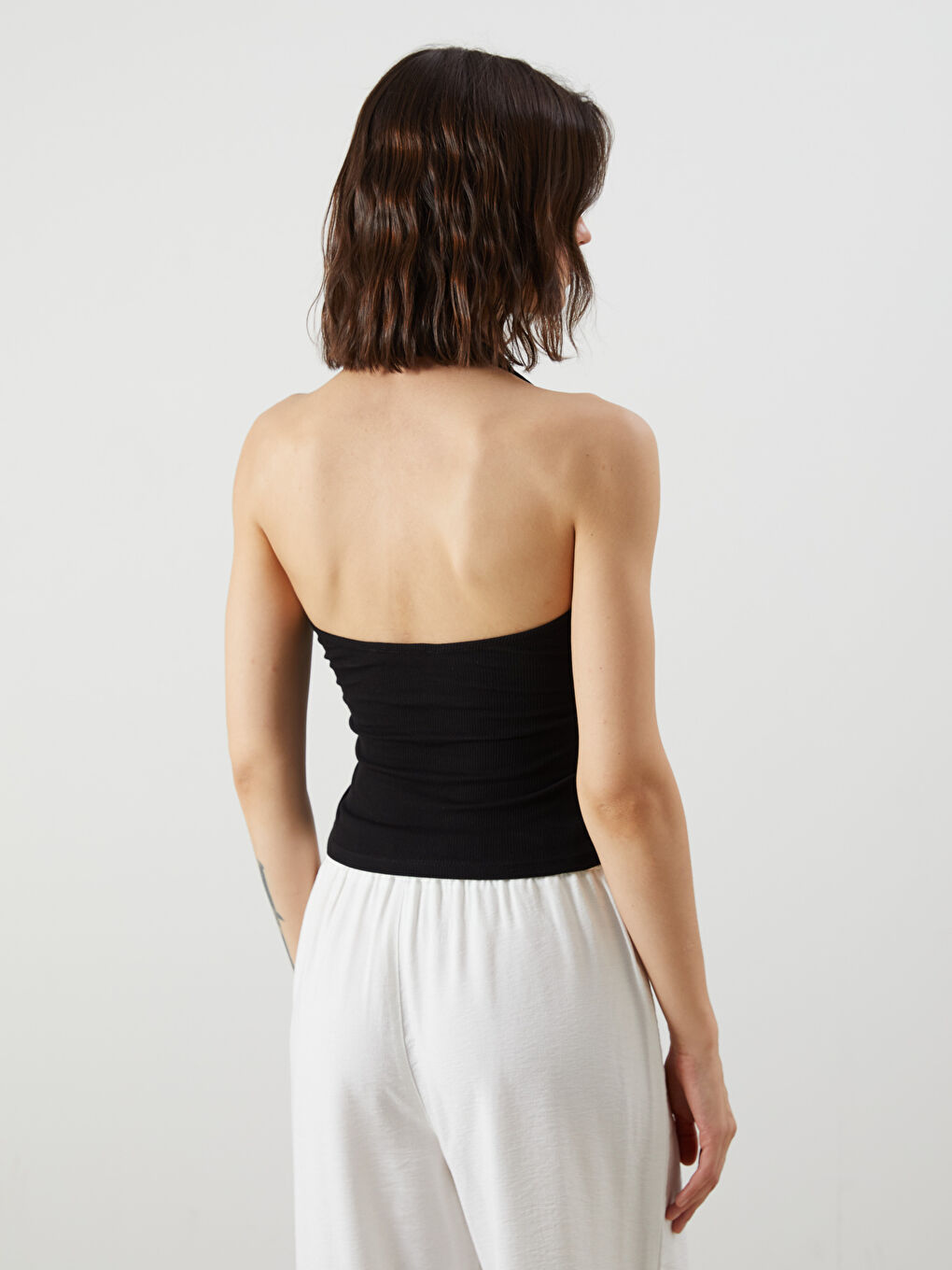 LCW Vision Halter Neck Women's Tank Top -S5RG02Z8-CVL