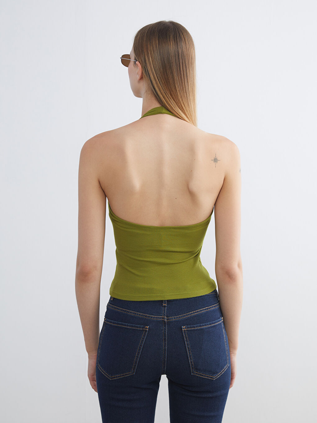 LCW Vision Halter Neck Women's Tank Top -S5RG02Z8-QZQ