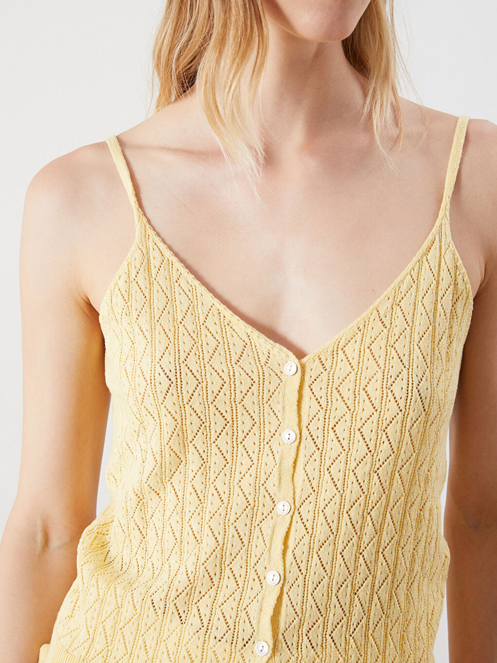 LCW Vision Woman YELLOW Tank Top -S5RG03Z8-FRS