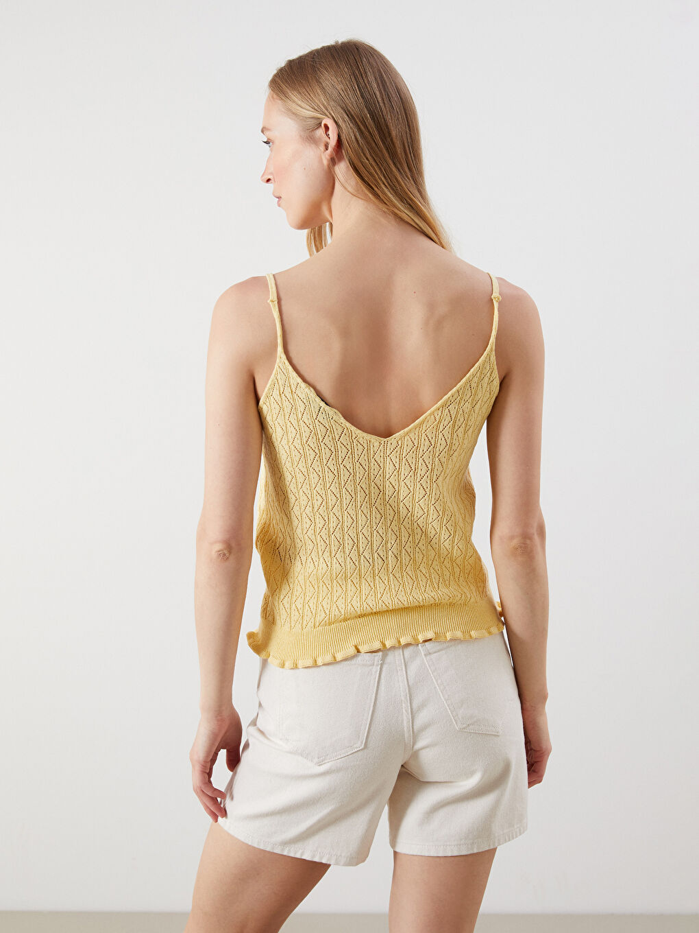 LCW Vision Woman YELLOW Tank Top -S5RG03Z8-FRS