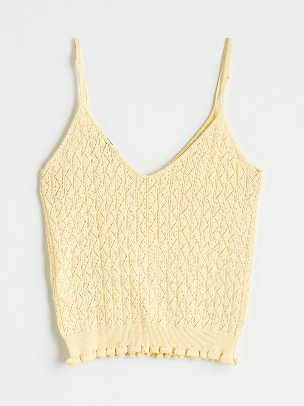 Woman YELLOW Tank Top -S5RG03Z8-FRS