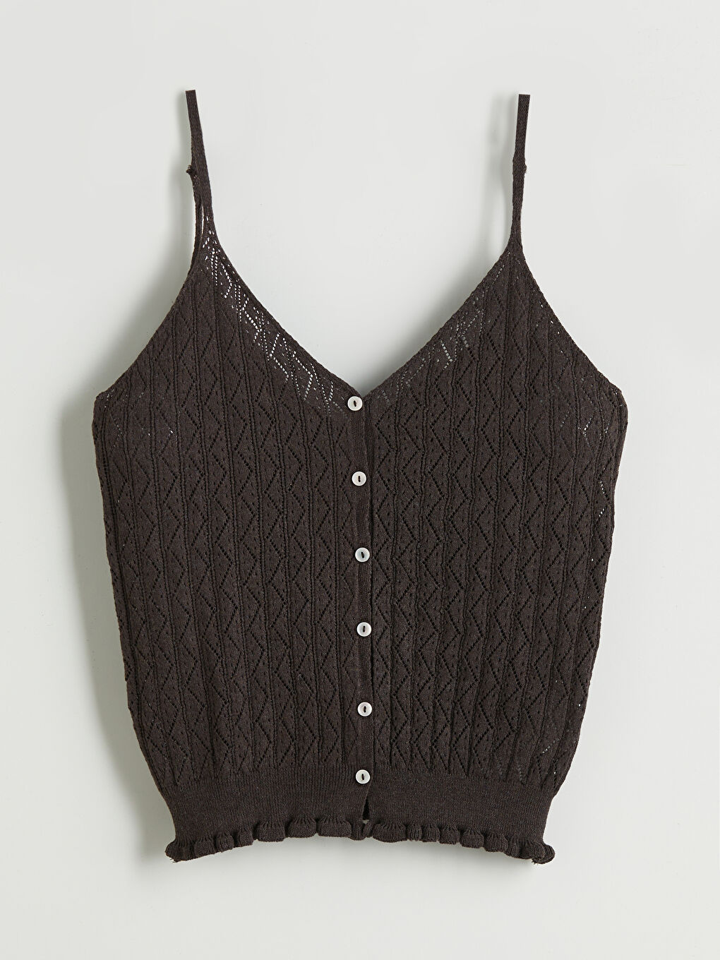 Woman BROWN Tank Top -S5RG03Z8-HDD
