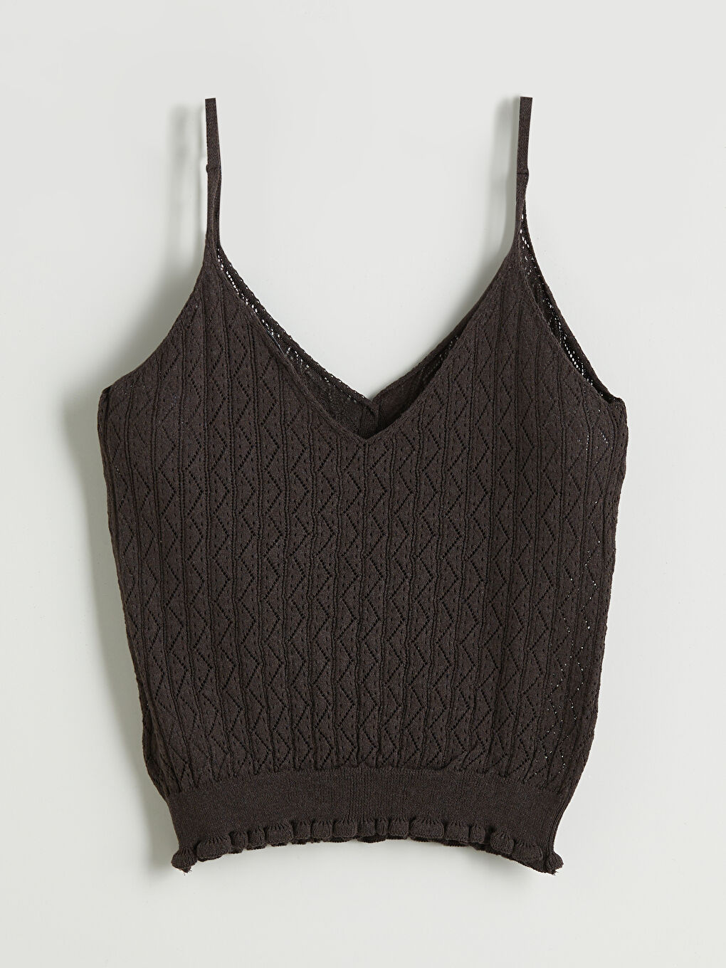 Woman BROWN Tank Top -S5RG03Z8-HDD