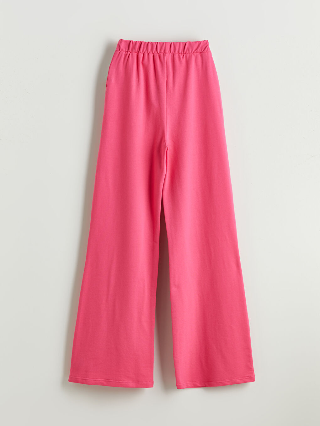 Elasticated Waist Wide Leg Women's Sweatpants-5