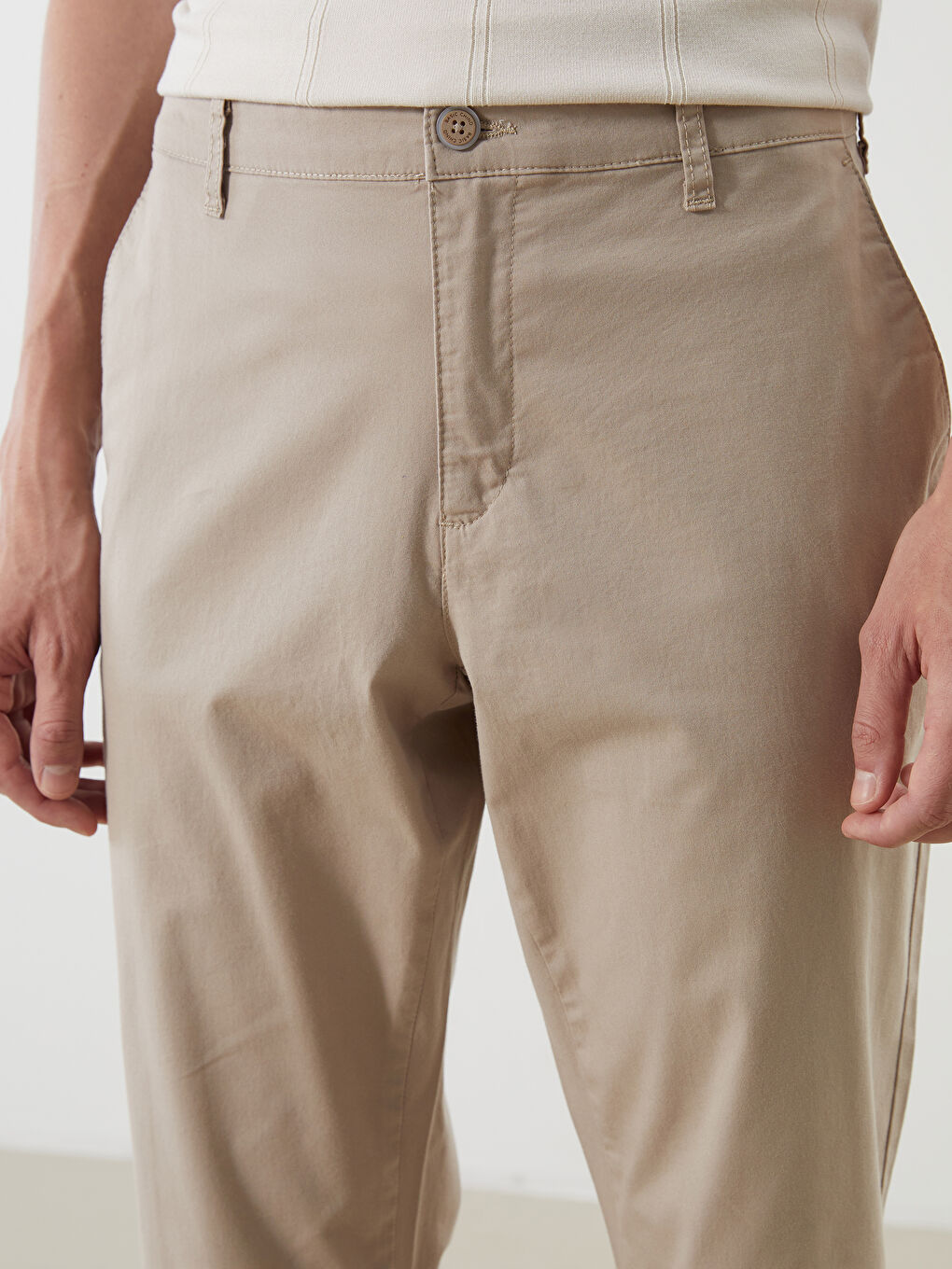 بنطلون تشينو رفيع للرجال-2