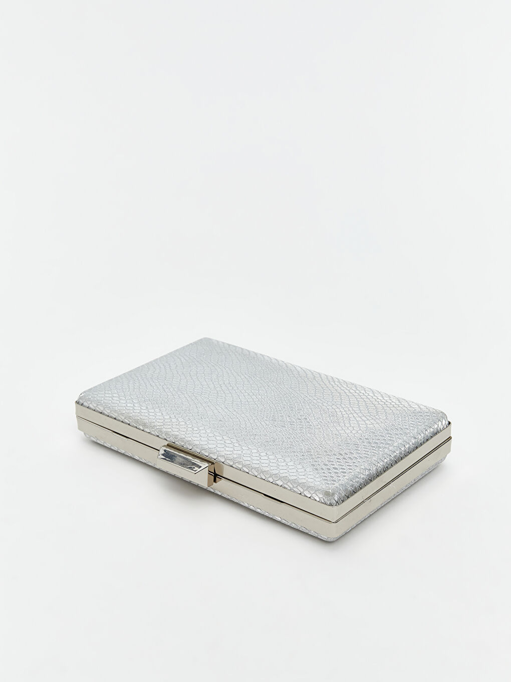 Gri Kroko Desenli Kadın Omuz Çantası-2