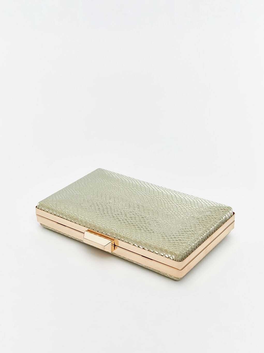 Sarı Kroko Desenli Kadın Omuz Çantası-2